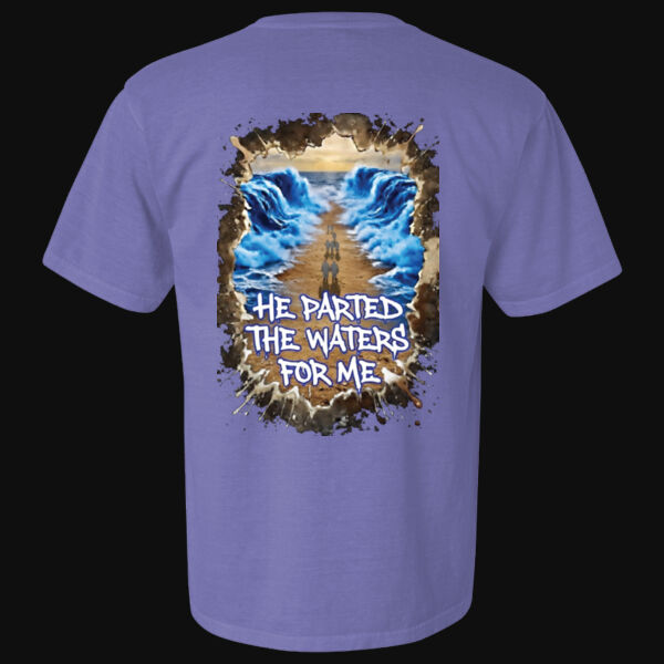 He Parted The Waters For Me - Heavyweight Ring Spun Tee Thumbnail