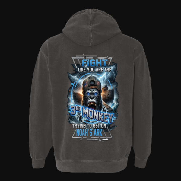 born again beast mode - Ring Spun Hooded Sweatshirt Thumbnail