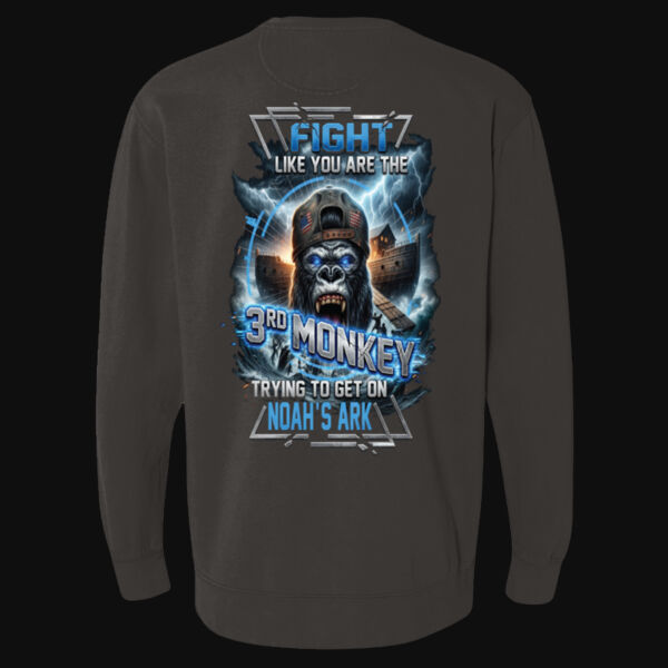 born again beast mode - Ring Spun Crewneck Sweatshirt Thumbnail