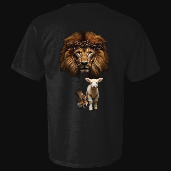 Lion and The Lamb - Heavyweight Ring Spun Tee Thumbnail