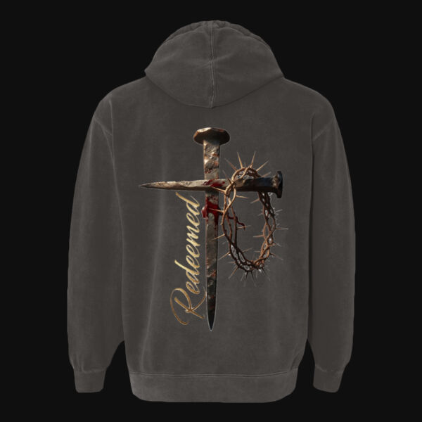 the cross  - Ring Spun Hooded Sweatshirt Thumbnail